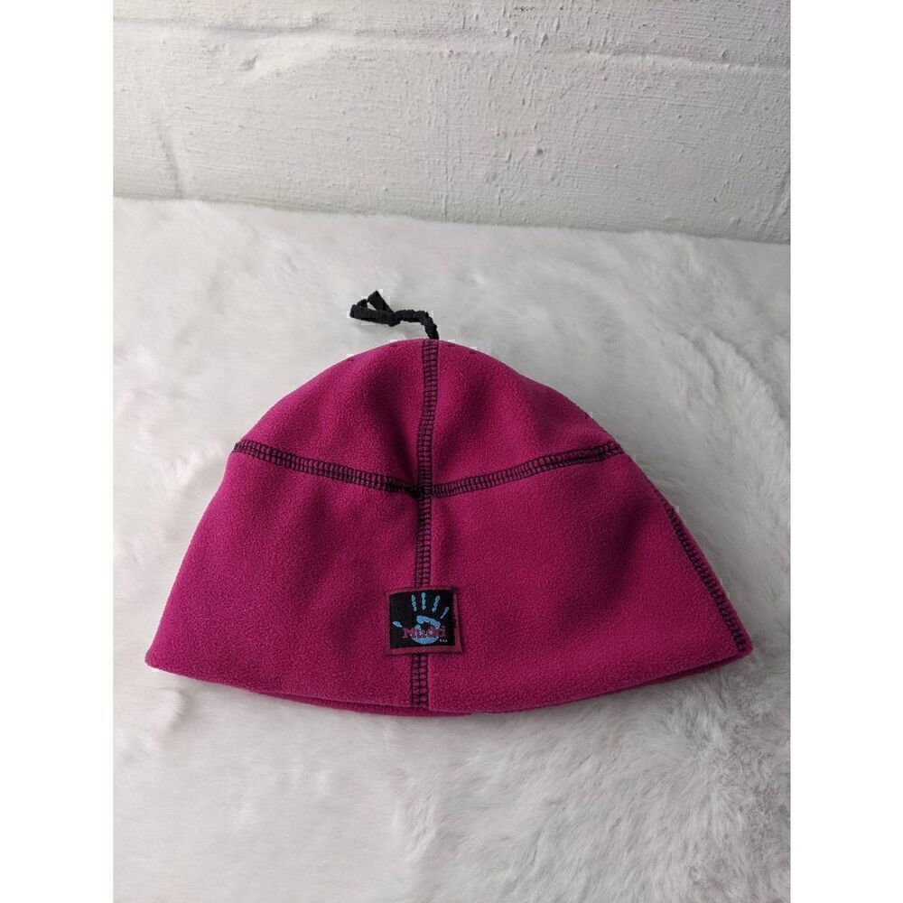 Vintage Y2K Mudd‎ Pink Winter Hat Mitten Scarf Set Fleece One Size Hot Pink - Picture 3 of 10